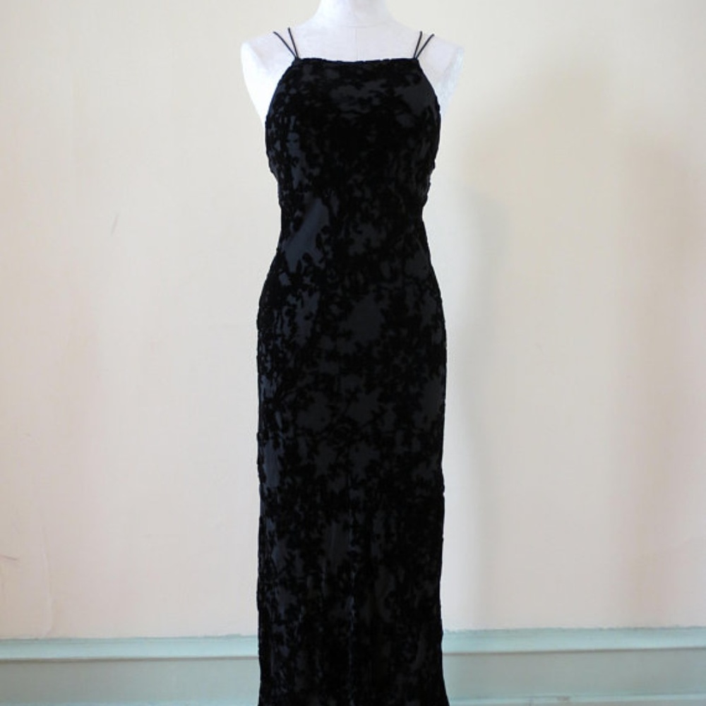 Black Velvet Dress